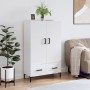 Aparador alto madera de ingeniería blanco brillo 69,5x31x115 cm de vidaXL, Aparadores - Ref: Foro24-828238, Precio: 99,56 €, ...