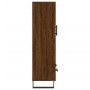 Aparador alto madera de ingeniería roble marrón 69,5x31x115 cm de vidaXL, Aparadores - Ref: Foro24-828267, Precio: 94,66 €, D...