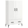 High glossy white engineered wood sideboard 69.5x31x115 cm by vidaXL, Sideboards - Ref: Foro24-828238, Price: 98,54 €, Discou...