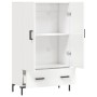 Aparador alto madera de ingeniería blanco brillo 69,5x31x115 cm de vidaXL, Aparadores - Ref: Foro24-828238, Precio: 99,56 €, ...