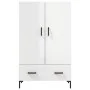 High glossy white engineered wood sideboard 69.5x31x115 cm by vidaXL, Sideboards - Ref: Foro24-828238, Price: 98,54 €, Discou...
