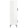 Aparador alto madera de ingeniería blanco brillo 69,5x31x115 cm de vidaXL, Aparadores - Ref: Foro24-828238, Precio: 99,56 €, ...