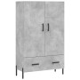 Aparador alto madera de ingeniería gris hormigón 69,5x31x115 cm de vidaXL, Aparadores - Ref: Foro24-828248, Precio: 79,85 €, ...