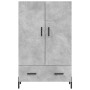Aparador alto madera de ingeniería gris hormigón 69,5x31x115 cm de vidaXL, Aparadores - Ref: Foro24-828248, Precio: 79,85 €, ...