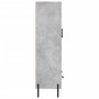 Aparador alto madera de ingeniería gris hormigón 69,5x31x115 cm de vidaXL, Aparadores - Ref: Foro24-828248, Precio: 79,85 €, ...
