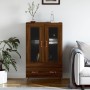 Aparador alto madera de ingeniería roble marrón 69,5x31x115 cm de vidaXL, Aparadores - Ref: Foro24-828275, Precio: 88,25 €, D...
