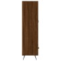 Aparador alto madera de ingeniería roble marrón 69,5x31x115 cm de vidaXL, Aparadores - Ref: Foro24-828275, Precio: 88,25 €, D...