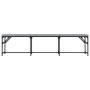 Banco de comedor acero y tela gris claro 186x32x45 cm en Bancos de comedor y cocina | Comprar online en Foru.es