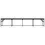 Banco de comedor acero y cuero sintético negro 248x32x45 cm en Bancos de comedor y cocina | Comprar online en Foru.es