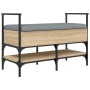 Banco zapatero madera de ingeniería roble Sonoma 85,5x42x57,5cm en Bancos para recibidores y almacenamiento | Comprar online en 