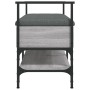 Banco zapatero madera de ingeniería gris Sonoma 85,5x42x57,5 cm en Bancos para recibidores y almacenamiento | Comprar online en 