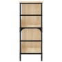 Estantería de madera de ingeniería roble Sonoma 78,5x33x82 cm en Librerías y estanterías | Comprar online en Foru.es