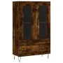 Aparador alto madera de ingeniería roble ahumado 69,5x31x115 cm de vidaXL, Aparadores - Ref: Foro24-828297, Precio: 85,96 €, ...