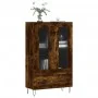 Aparador alto madera de ingeniería roble ahumado 69,5x31x115 cm de vidaXL, Aparadores - Ref: Foro24-828297, Precio: 85,96 €, ...