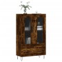 Aparador alto madera de ingeniería roble ahumado 69,5x31x115 cm de vidaXL, Aparadores - Ref: Foro24-828297, Precio: 87,02 €, ...