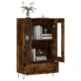 Aparador alto madera de ingeniería roble ahumado 69,5x31x115 cm de vidaXL, Aparadores - Ref: Foro24-828297, Precio: 85,96 €, ...