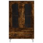 Aparador alto madera de ingeniería roble ahumado 69,5x31x115 cm de vidaXL, Aparadores - Ref: Foro24-828297, Precio: 87,02 €, ...
