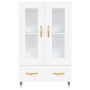 Aparador alto madera de ingeniería blanco 69,5x31x115 cm de vidaXL, Aparadores - Ref: Foro24-828276, Precio: 89,27 €, Descuen...