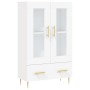 Aparador alto madera de ingeniería blanco 69,5x31x115 cm de vidaXL, Aparadores - Ref: Foro24-828284, Precio: 107,85 €, Descue...