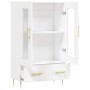 Aparador alto madera de ingeniería blanco 69,5x31x115 cm de vidaXL, Aparadores - Ref: Foro24-828284, Precio: 107,85 €, Descue...