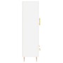 Aparador alto madera de ingeniería blanco 69,5x31x115 cm de vidaXL, Aparadores - Ref: Foro24-828284, Precio: 107,85 €, Descue...
