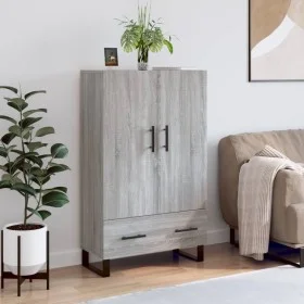 Aparador alto madera de ingeniería gris Sonoma 69,5x31x115 cm de vidaXL, Aparadores - Ref: Foro24-828266, Precio: 94,69 €, De...