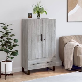 Aparador alto madera de ingeniería gris Sonoma 69,5x31x115 cm de vidaXL, Aparadores - Ref: Foro24-828266, Precio: 95,84 €, De...