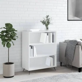 Estantería madera de ingeniería blanco 69,5x32,5x90 cm de vidaXL, Librerías y estanterías - Ref: Foro24-828332, Precio: 57,43...