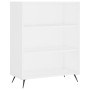 Estantería madera de ingeniería blanco 69,5x32,5x90 cm de vidaXL, Librerías y estanterías - Ref: Foro24-828332, Precio: 57,96...