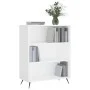 Estantería madera de ingeniería blanco 69,5x32,5x90 cm de vidaXL, Librerías y estanterías - Ref: Foro24-828332, Precio: 57,43...