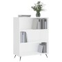 Estantería madera de ingeniería blanco 69,5x32,5x90 cm de vidaXL, Librerías y estanterías - Ref: Foro24-828332, Precio: 57,96...