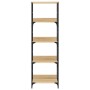 Estantería de madera de ingeniería roble Sonoma 50x33x153 cm en Librerías y estanterías | Comprar online en Foru.es