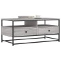 Mesa de centro madera de ingeniería gris Sonoma 100x51x45 cm en Mesas de centro | Comprar online en Foru.es