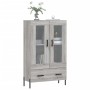 Aparador alto madera de ingeniería gris Sonoma 69,5x31x115 cm de vidaXL, Aparadores - Ref: Foro24-828314, Precio: 99,21 €, De...