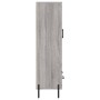 Aparador alto madera de ingeniería gris Sonoma 69,5x31x115 cm de vidaXL, Aparadores - Ref: Foro24-828314, Precio: 99,21 €, De...