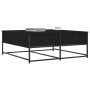 Mesa de centro madera de ingeniería negro 100x99x40 cm en Mesas de centro | Comprar online en Foru.es
