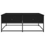 Mesa de centro madera de ingeniería negro 100x99x40 cm en Mesas de centro | Comprar online en Foru.es