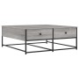 Mesa de centro madera de ingeniería gris Sonoma 100x99x40 cm en Mesas de centro | Comprar online en Foru.es