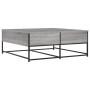 Mesa de centro madera de ingeniería gris Sonoma 100x99x40 cm en Mesas de centro | Comprar online en Foru.es