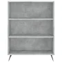 Estantería madera de ingeniería gris hormigón 69,5x32,5x90 cm de vidaXL, Librerías y estanterías - Ref: Foro24-828336, Precio...
