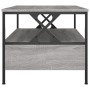 Mesa de centro madera de ingeniería gris Sonoma 100x51x45 cm en Mesas de centro | Comprar online en Foru.es