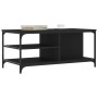 Mesa de centro madera contrachapada negro 100x50x45 cm en Mesas de centro | Comprar online en Foru.es