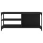 Mesa de centro madera contrachapada negro 100x50x45 cm en Mesas de centro | Comprar online en Foru.es