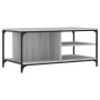Mesa de centro madera contrachapada gris Sonoma 100x50x45 cm en Mesas de centro | Comprar online en Foru.es