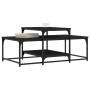 Mesa de centro madera de ingeniería negro 102x60x45 cm en Mesas de centro | Comprar online en Foru.es