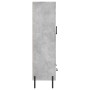 Aparador alto madera de ingeniería gris hormigón 69,5x31x115 cm de vidaXL, Aparadores - Ref: Foro24-828312, Precio: 96,17 €, ...