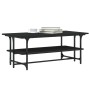 Mesa de centro de madera contrachapada negro 100x50x40 cm en Mesas de centro | Comprar online en Foru.es