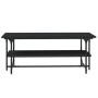 Mesa de centro de madera contrachapada negro 100x50x40 cm en Mesas de centro | Comprar online en Foru.es