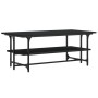 Mesa de centro de madera contrachapada negro 100x50x40 cm en Mesas de centro | Comprar online en Foru.es