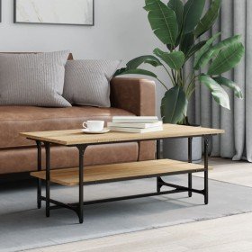 Mesa de centro madera contrachapada roble Sonoma 100x50x40 cm en Mesas de centro | Comprar online en Foru.es